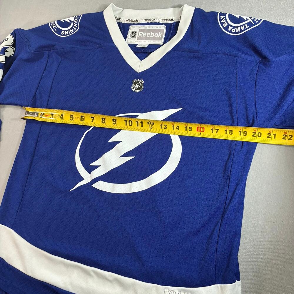 Reebok Tampa Bay Lightning Callahan #24 Youth L/XL NHL Hockey Jersey Blue - Picture 9 of 13